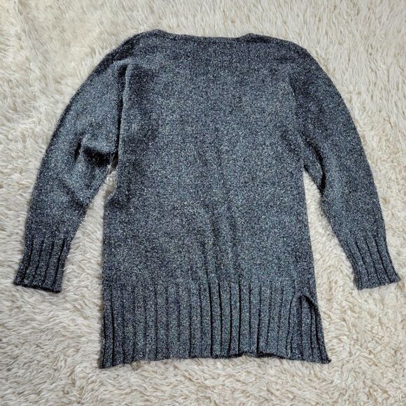 Mirror Room Gray Metallic Sweater Long S - Picture 6 of 6